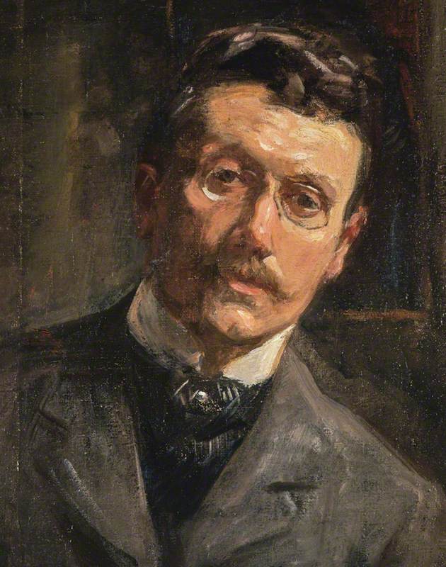 Alexander Ignatius Roche, Alexander Ignatius Roche, 1861 - 1921. Artist (Self-portrait)