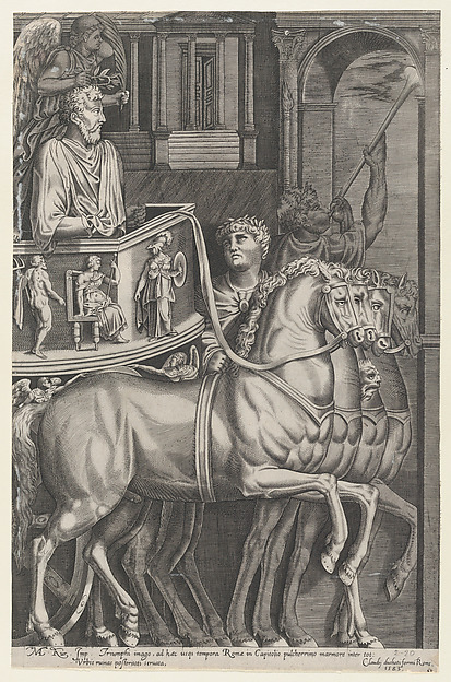 Anonymous, Triumph of Marcus Aurelius, from "Speculum Romanae Magnificentiae"