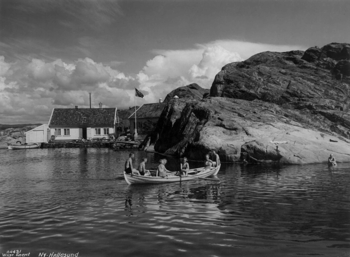 Anders Beer Wilse, Wilse original, Friluftsliv/sport, Badeliv, Samferdsel, Båt