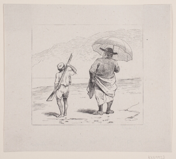 F. Hendriksen, Illustration til "Tamt og Vildt", digt af Christian Richardt