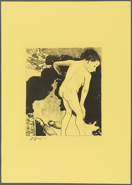 Paul Gauguin, Bathers in Brittany, from the "Volpini Suite: Dessins lithographiques"