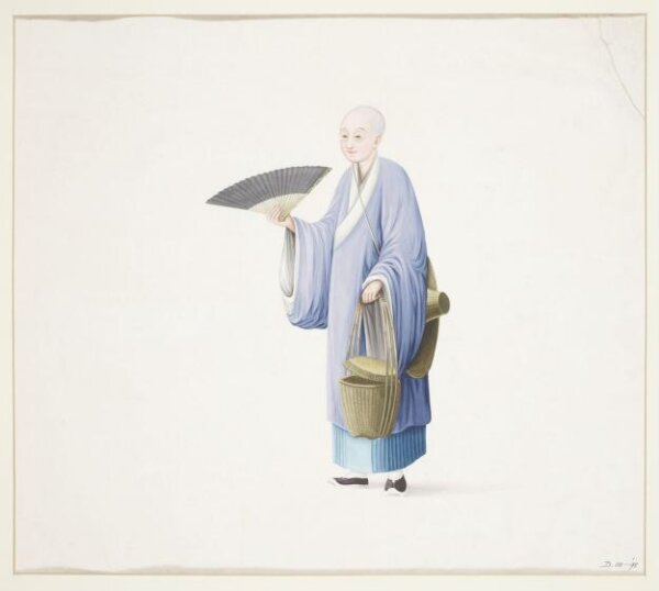 Unknown, A Buddhist Nun Delivering Soup