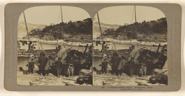 Carleton H. Graves, A typical fishing family. Shaukiwan, China.