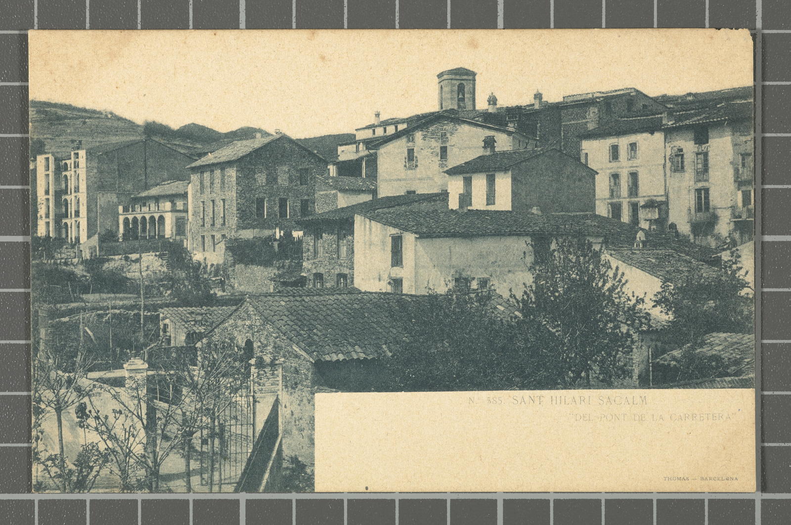 Desconegut, N.º 585. Sant Hilari Sacalm. Del pont de la carretera