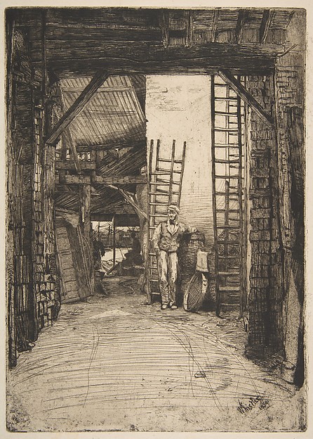 James McNeill Whistler, The Lime-Burner (W. Jones, Lime-Burner, Thames Street)