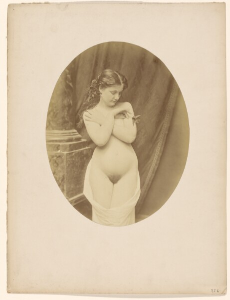 Unknown, [Female Nude with Hummingbird]