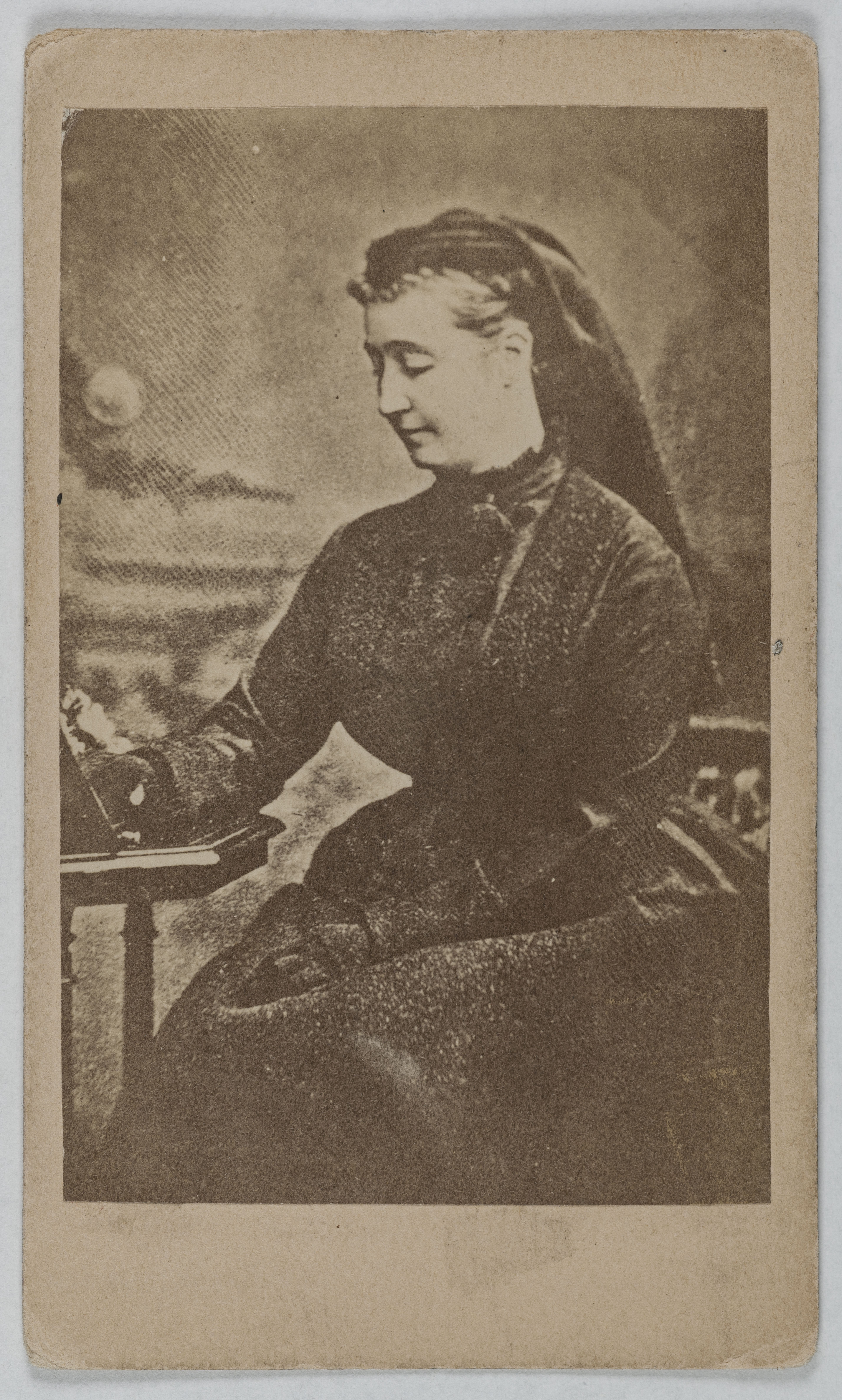 Anonyme, Portrait de l'impératrice Eugénie, (Eugénie de Montijo), (1826-1920)