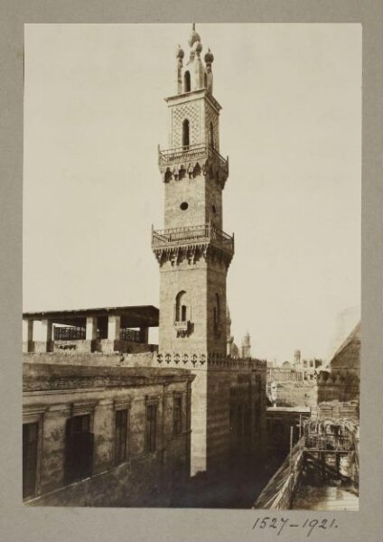 K.A.C. Creswell, Minaret of the funerary complex of Mamluk Sultan Qansuh al-Ghawri, Cairo