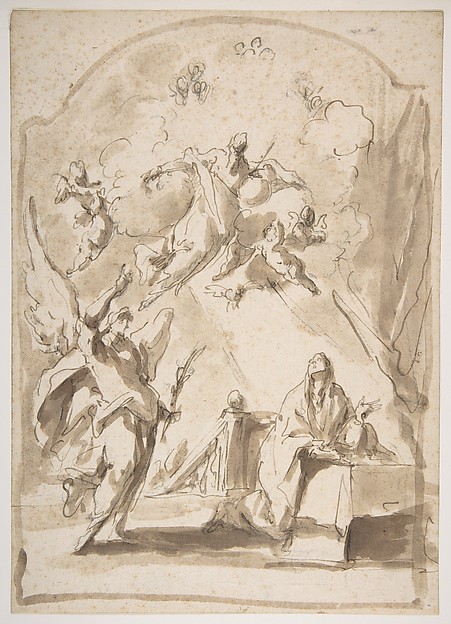 Giovanni Antonio Pellegrini, The Annunciation