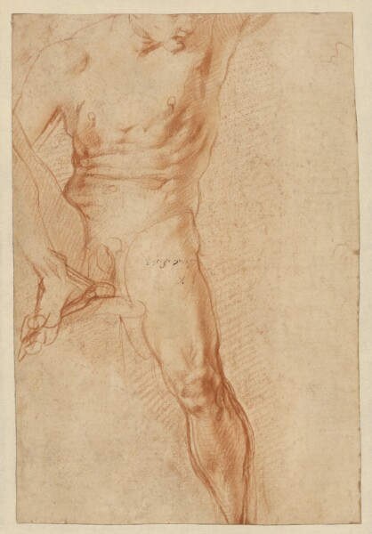 Pontormo, Seated Figure (recto); Reclining Figure (verso)