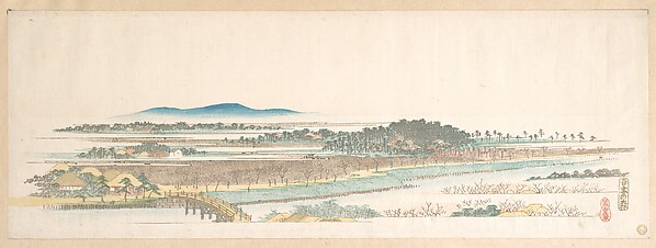 Utagawa Hiroshige, View of Azuma Wood