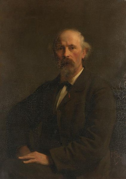 Pieter de Josselin de Jong, Portret van Pieter Stortenbeker (1828-1898), kunstschilder