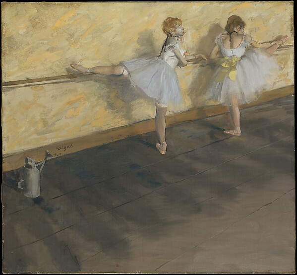 Edgar Degas, Dancers Practicing at the Barre