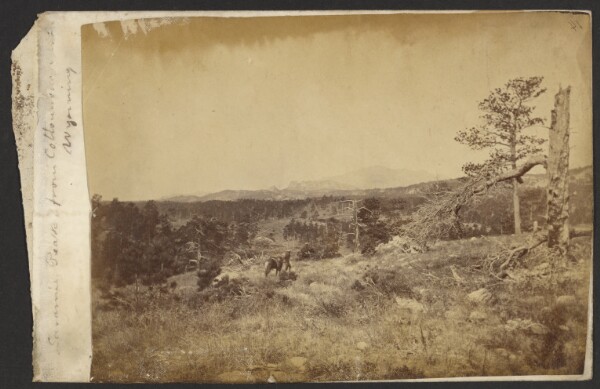 William Henry Jackson, [Laramie Peak from Cottonwoods, Wyoming]