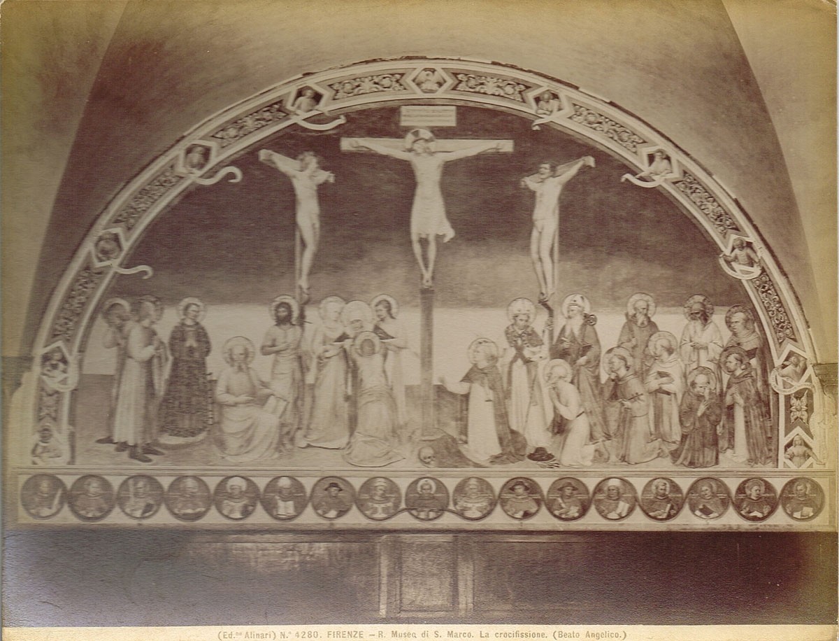 Fratelli Alinari, Fra Angelico: Die Kreuzigung, Museo di San Marco , Florenz