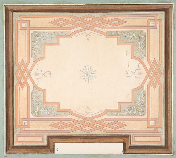 Jules-Edmond-Charles Lachaise, Design for a ceiling