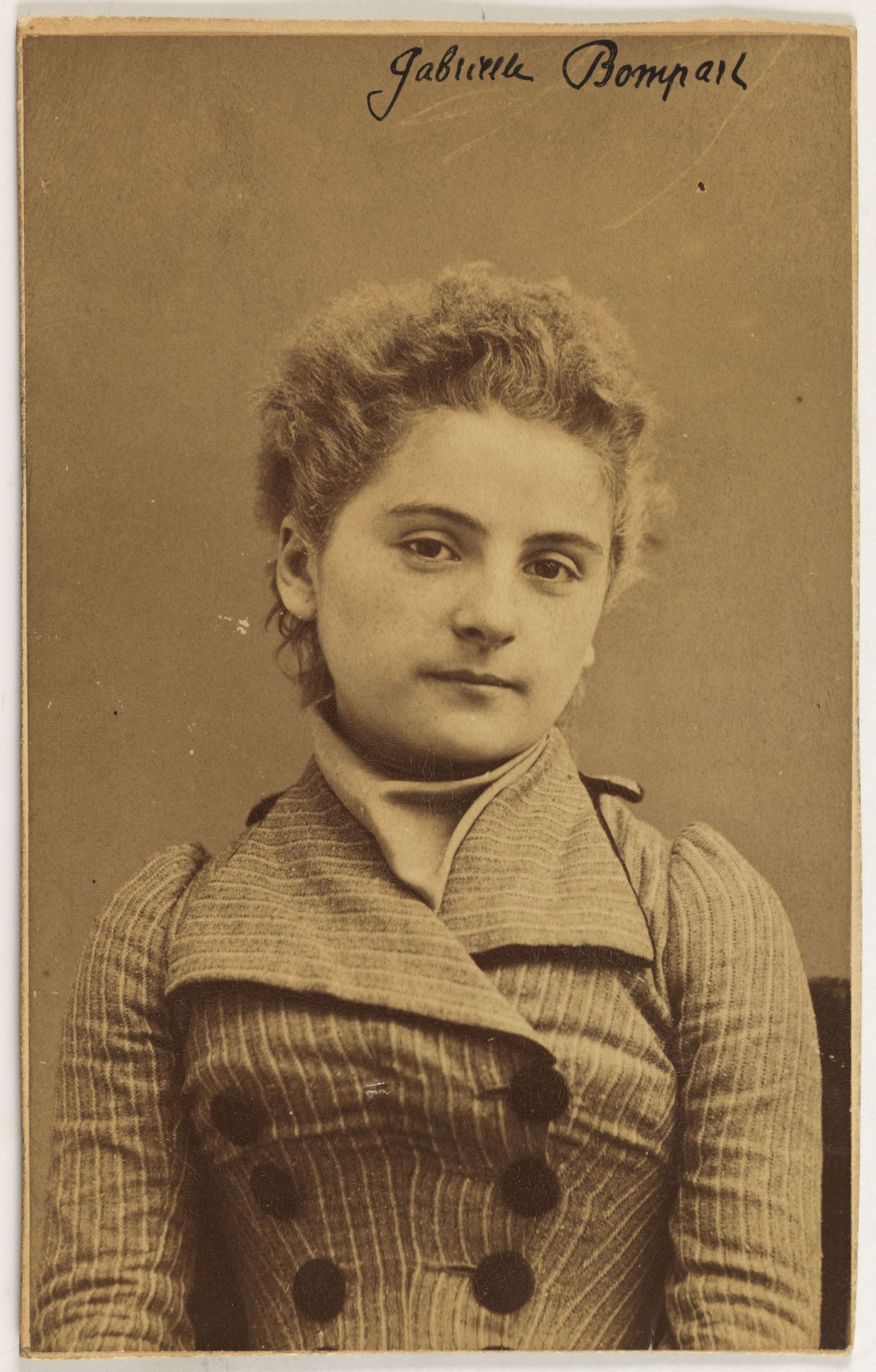 Anonyme, Portrait de Gabrielle Bompart