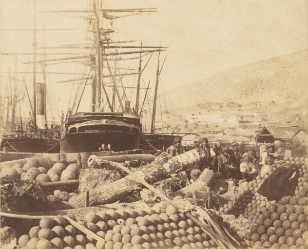 Roger Fenton, The Ordnance Wharf, Balaklava