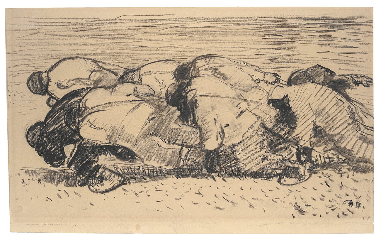 Unknown artist, Schiffszieher an der Wolga