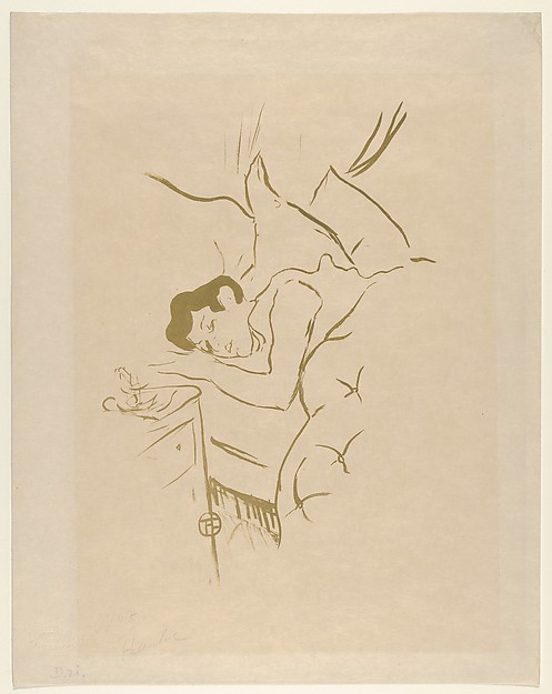 Henri de Toulouse-Lautrec, Your Mouth (from Les Vieilles Histoires)
