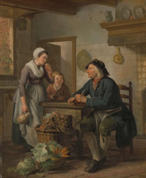 Adriaan de Lelie, Morgenbezoek