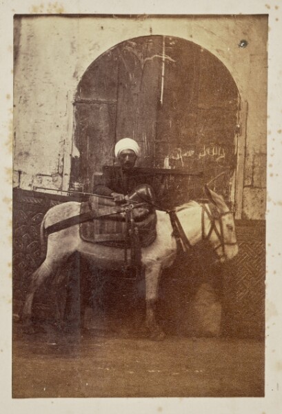 Unknown, [Man with a donkey]