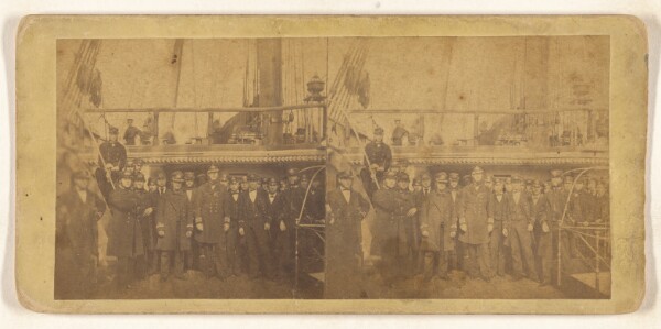 Unknown, Commodore Seymour, Commander Stirling, and Officers of H.B.M. Ship Hero (The Prince's).