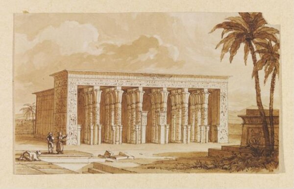 Unknown, Perspective view of the Temple of Antaeopolis