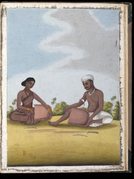 Unknown, A basket-maker and his wife