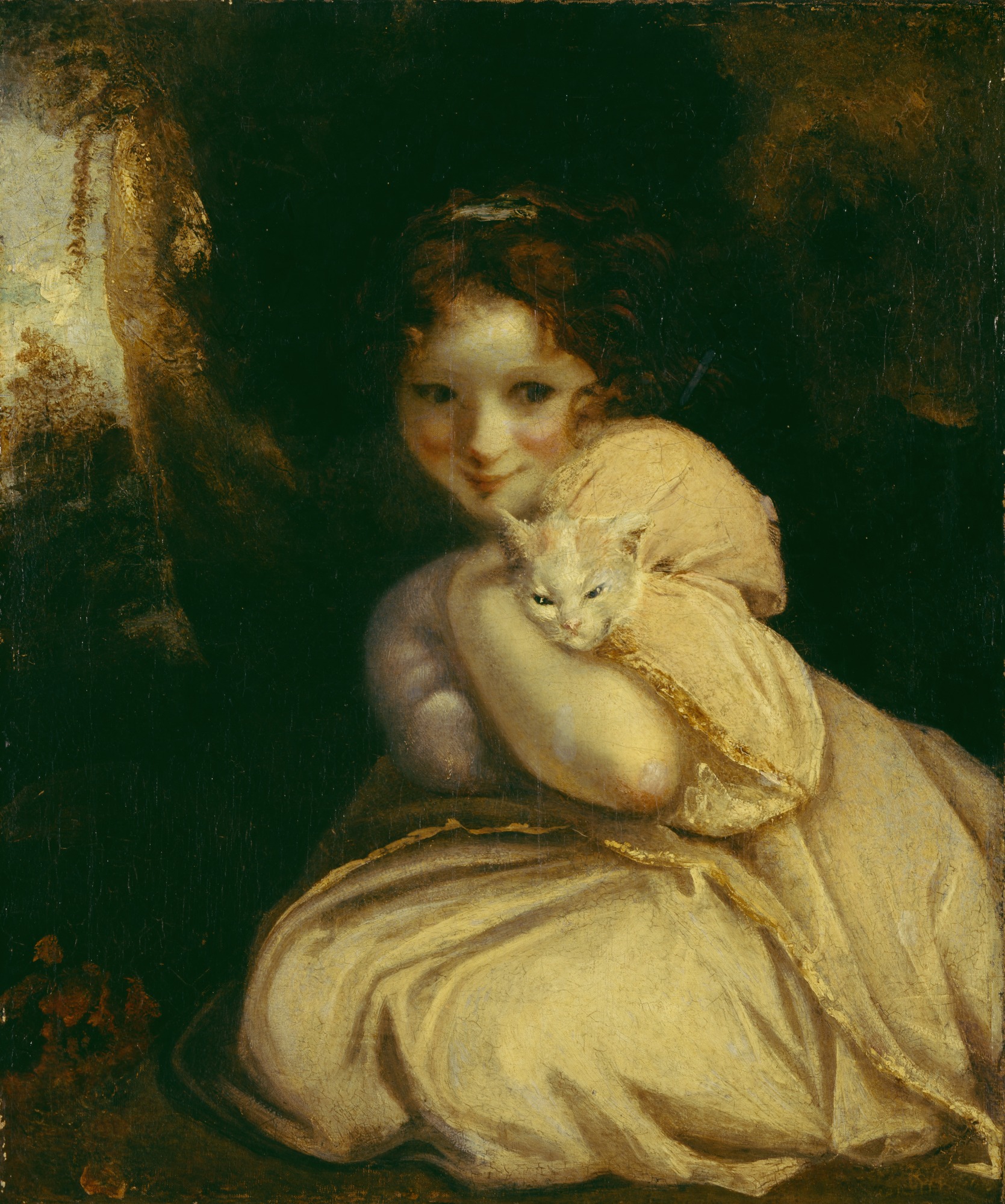 Joshua Reynolds, Felina with a Kitten