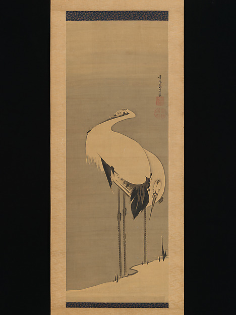 Itō Jakuchū, Two Cranes