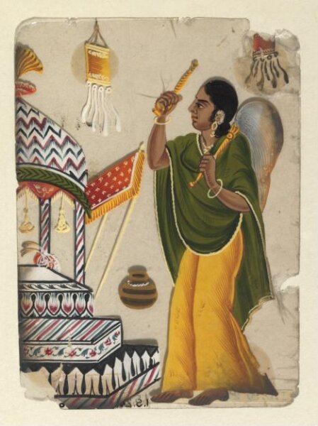 Unknown, One of forty paintings illustrating modes of transport, occupations, entertainers, ascetics and Muharram subjects.
