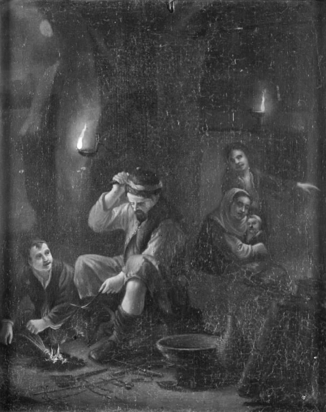 Godfried Schalcken, En smedie