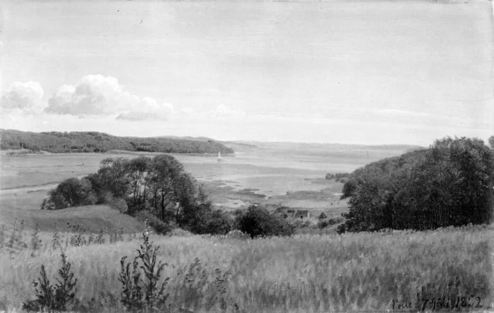 P.C. Skovgaard, Udsigt over Vejle Fjord
