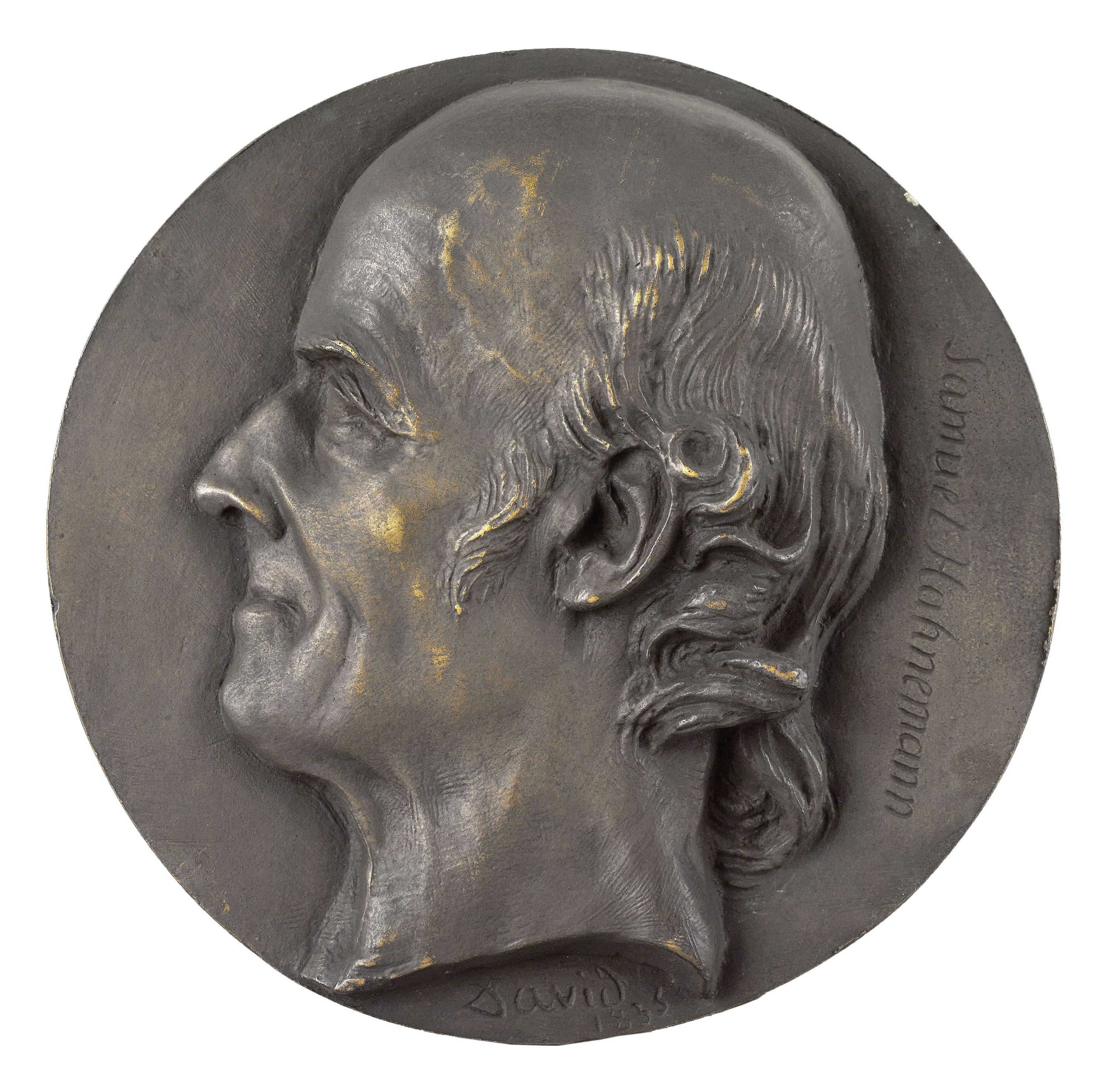 David d'Angers, Portrait de Samuel Hahnemann (1755-1843), médecin allemand