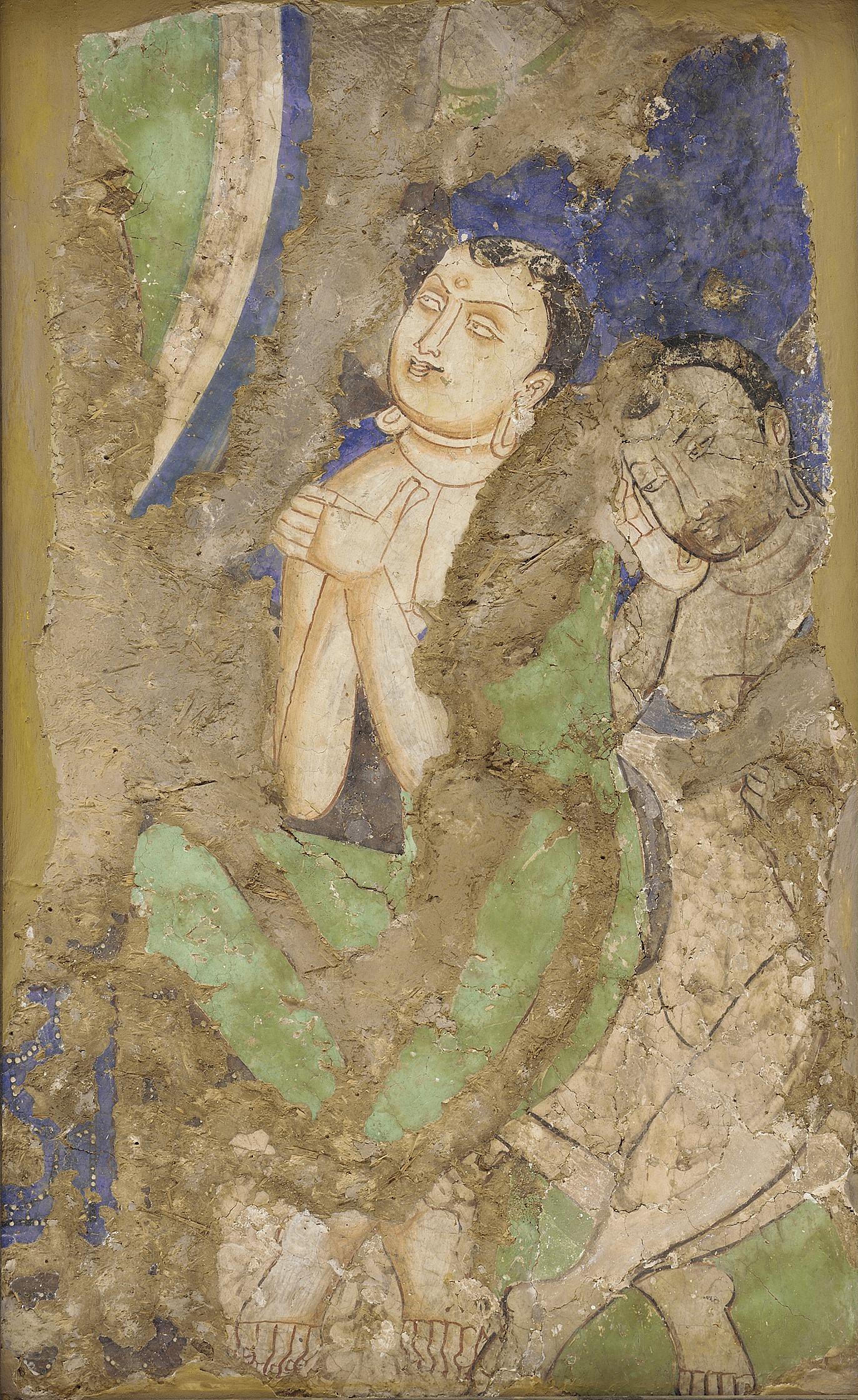 Unidentified, Two Monks, from Cave 224