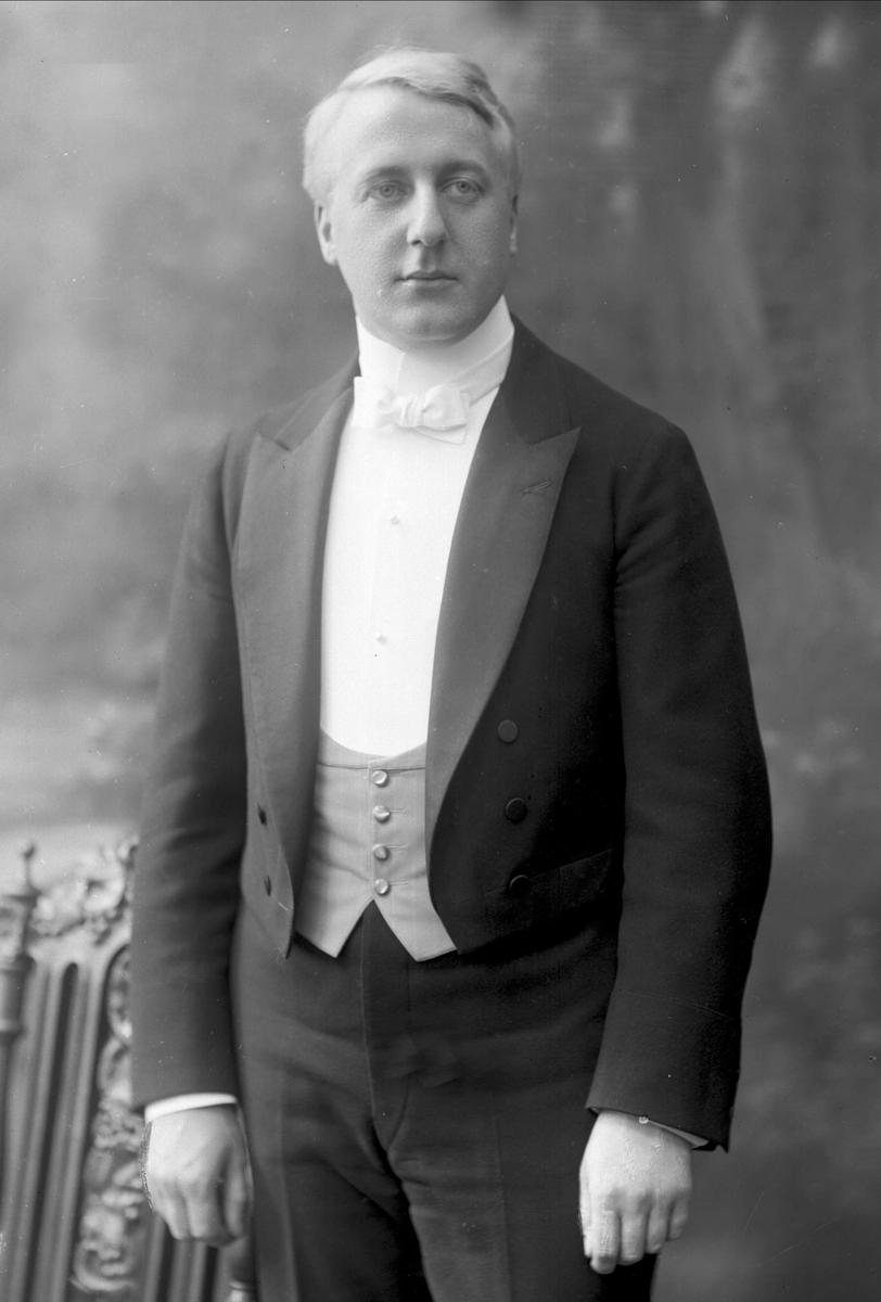 Gustav Borgen, Portrett, dirigent og musiker Birger Hammer.