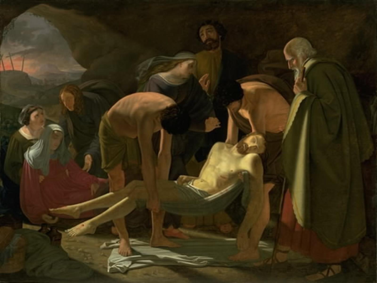 Ditlev Blunck, Kristi gravlæggelse