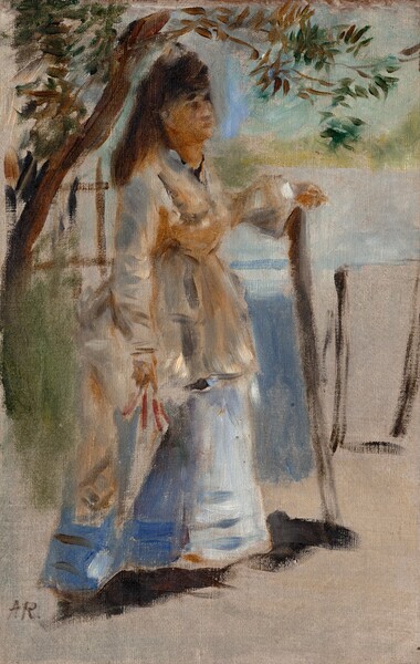Auguste Renoir, Woman by a Fence