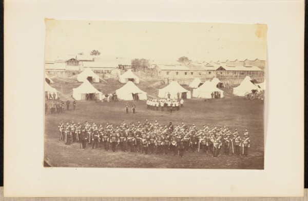 Felice Beato, [Group Portrait of the Royal Marine Battalion]