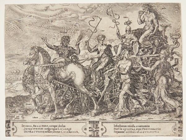 Cornelis Cort, Misundelsens triumf