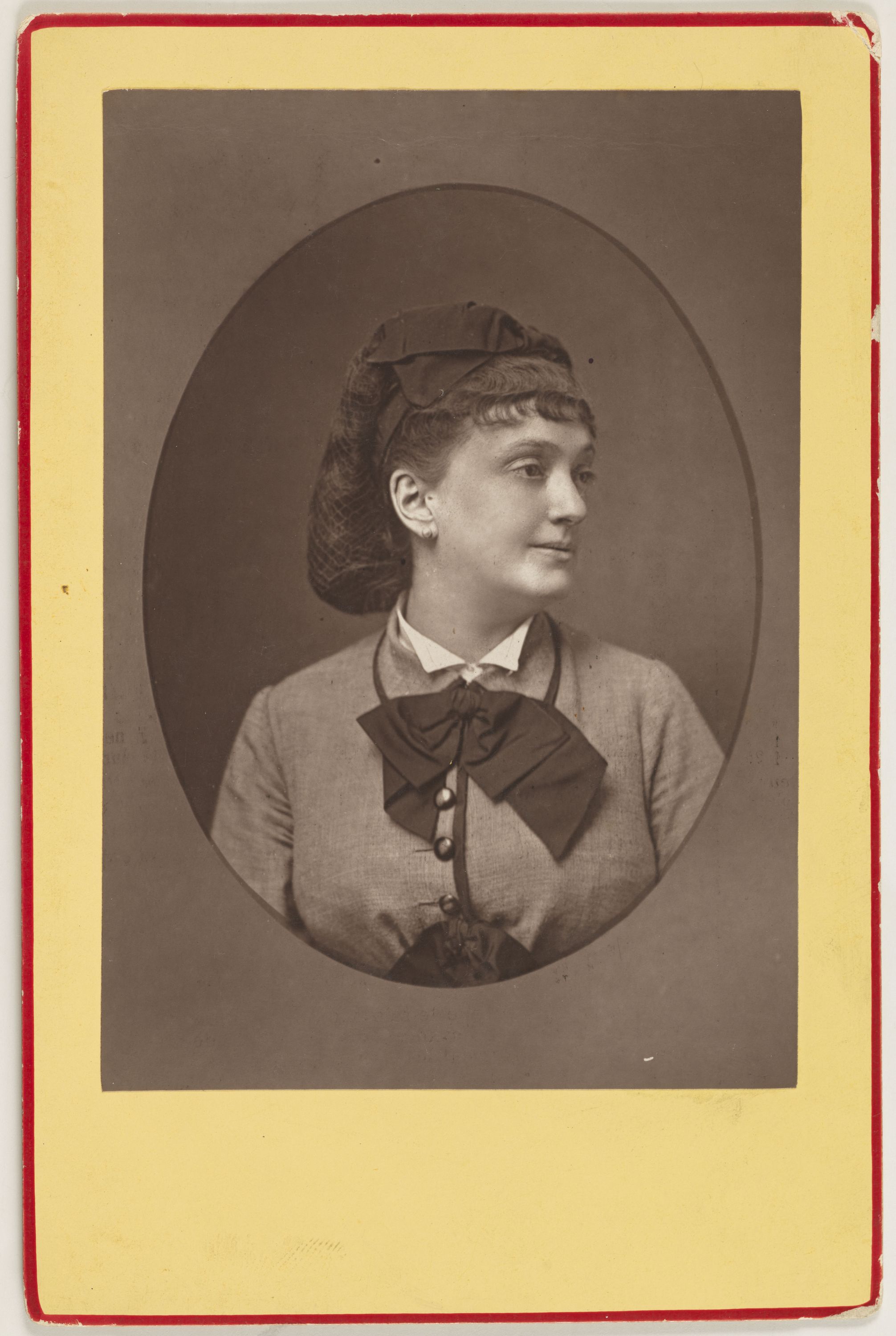 Anonyme, Portrait de Marie Pelissier, dite Antonine (1836-19?), actrice