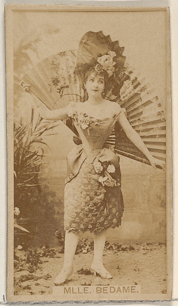 Allen & Ginter, Mlle. Bedame, from the Actors and Actresses series (N45, Type 8) for Virginia Brights Cigarettes