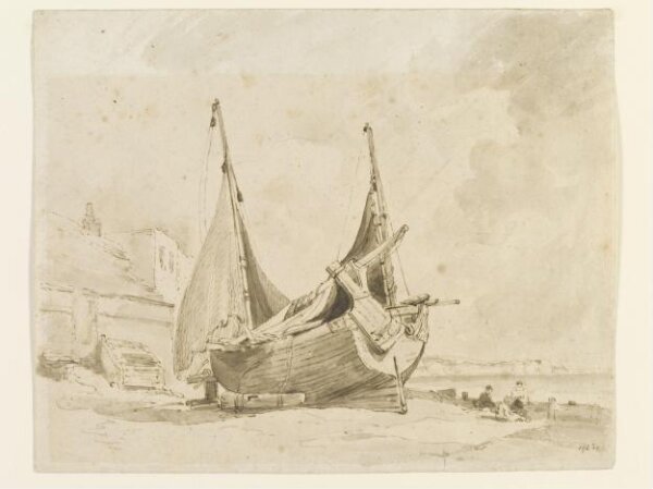 Constable, John (RA), Coast scene, probably near Brighton