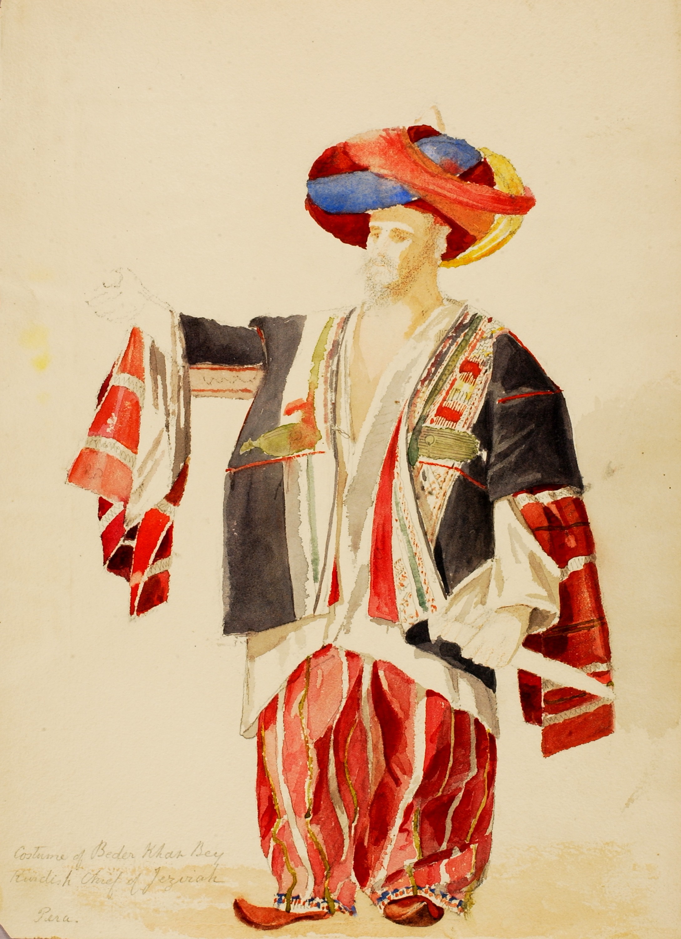 Miner Kilbourne Kellogg, Costume of Beder Khan Bey