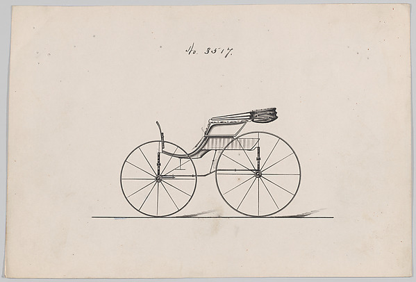 Brewster & Co., Design for Pony Phaeton, no. 3517