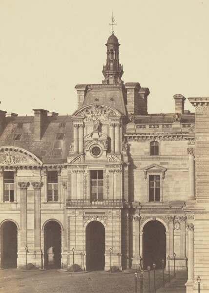 Édouard Baldus, [The Pavillon de Rohan, Louvre, Paris]