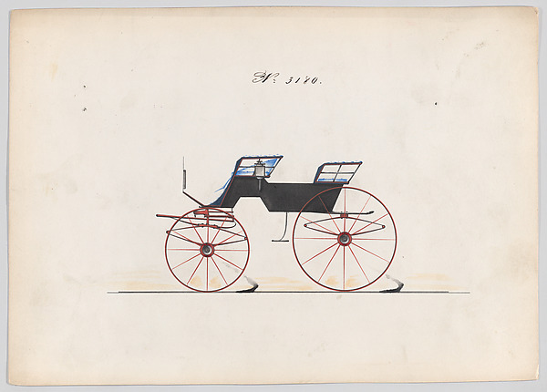 Brewster & Co., Design for T-Cart, no. 3180