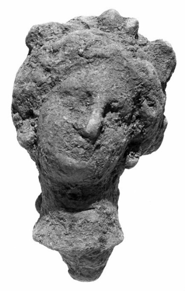 Unknown, Head with Melon Coiffure and Wreath
