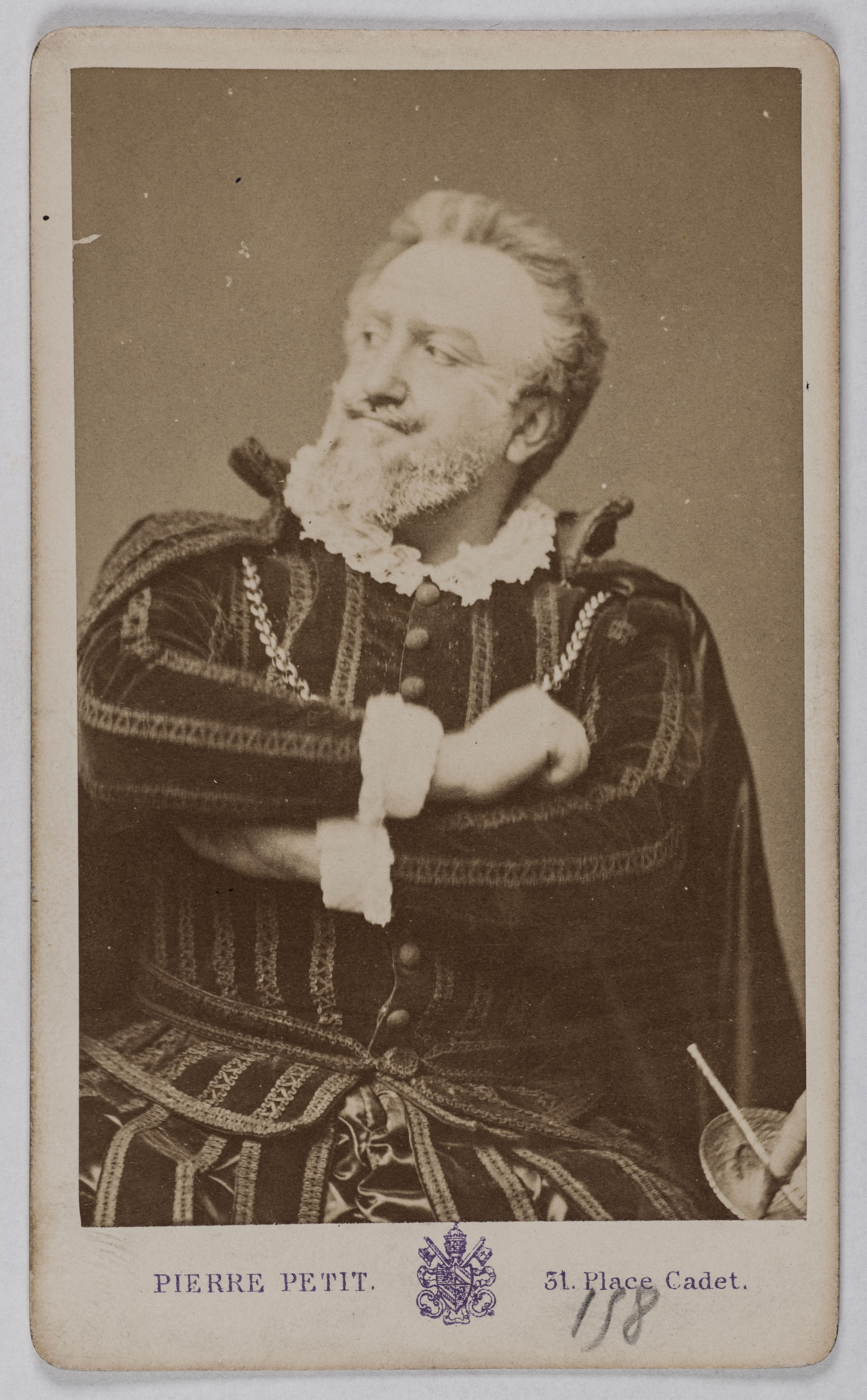 Pierre Petit, Portrait de Pedro Gailhard (1848-1918), (chanteur lyrique à l'Opéra, directeur de l'Opéra)